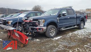 2019 Ford F250 XLT Crew Cab Pickup Truck with Plow