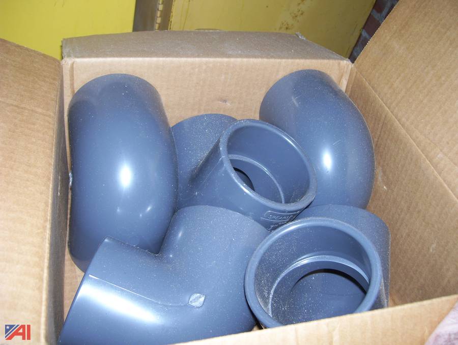 Auctions International Auction City of New Bedford DFFMMA 36359 ITEM Spears 3" PVC Fittings