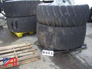 (4) Loader Tires 23.5x25