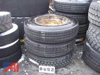 (7) Tires on Steel Rims