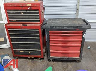 (2) Rolling Tool Boxes