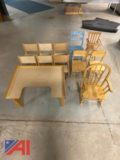 (11) Childrens Chairs & Table