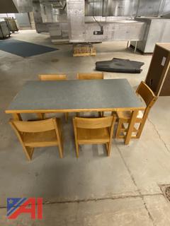 (1) Table & (5) Chairs
