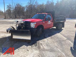 2016 Ford F350 Dump Truck with Plow