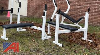 Squat/Bench Rack, Flat Benches, Bench and Decline Bench