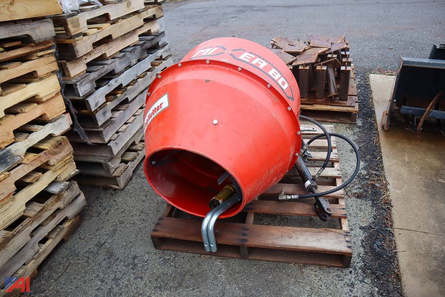 Auctions International Auction Lewiston Porter CSDNY 36782 ITEM KingKutter Concrete Mixer