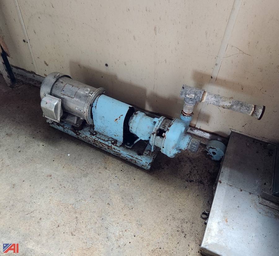 Auctions International Auction Village of CanastotaNY 37166 ITEM 5 HP Pump with New Motor