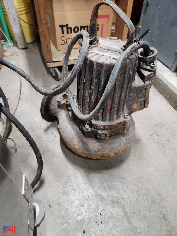 Auctions International Auction Village of CanastotaNY 37166 ITEM (2) Submersable Flygt