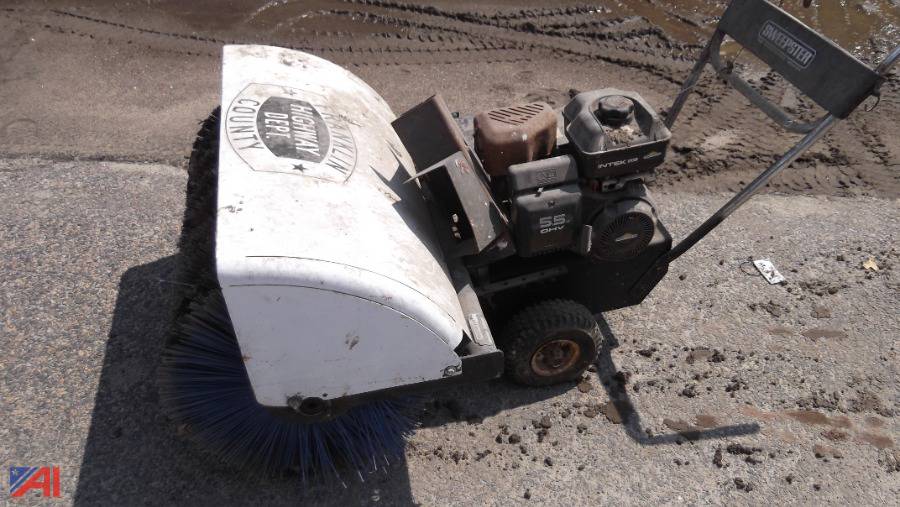 Auctions International Auction Franklin CountyNY 39580 ITEM (16) Sweepster Walk Behind