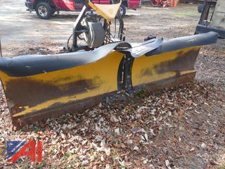 (#1) Fisher X-TremeV  8.5' V-Plow