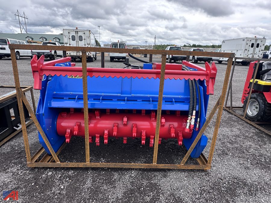 CFG Industrial Skid Steer Drum Mulcher Auction | Auctions